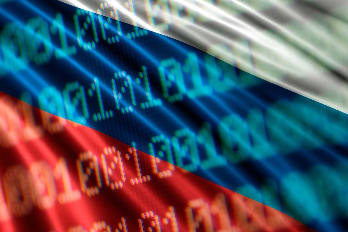 Binary Russian flag