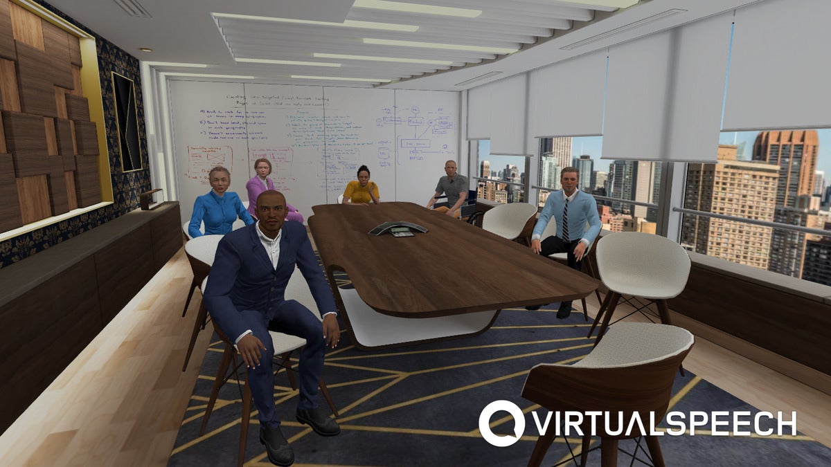 vr soft skills training virtualspeech presentation